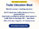 Trader Education Week